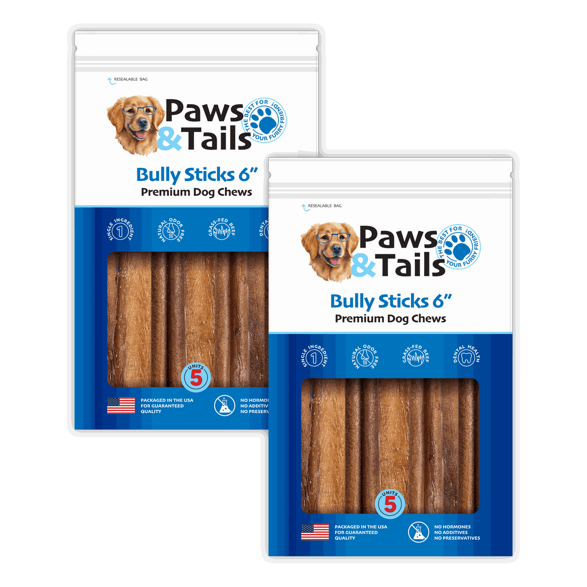 Bully Sticks 6” (5 units)